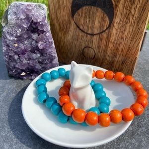 Wooden bead bracelets